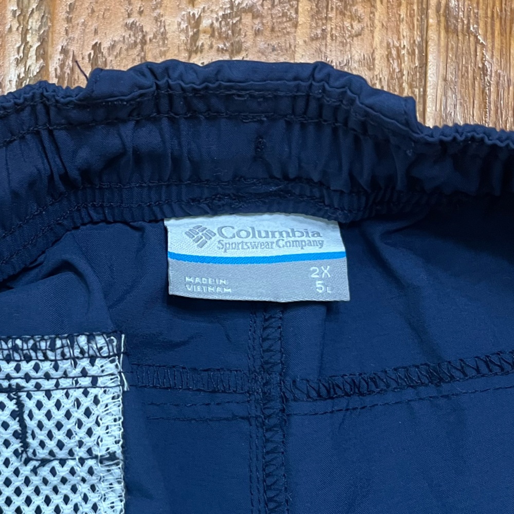 NWT Columbia Backcast Water Short Navy Blue Shorts, Size 2XL - Picture 8 of 12